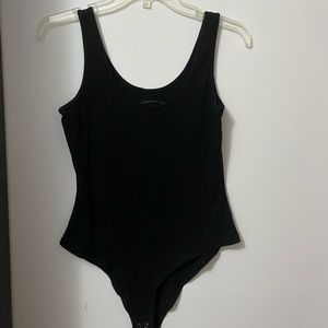 Banana Republic “The Essential Tees” Black Tank Bodysuit